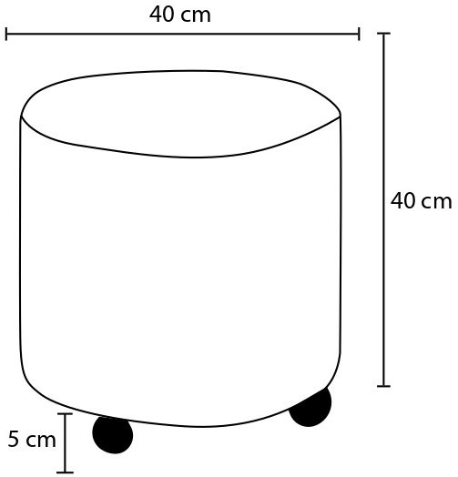 Pouf Mario - Crème Pouf Mario - Crème