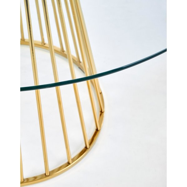 Liverpool ronde eettafel 120 cm - Goud