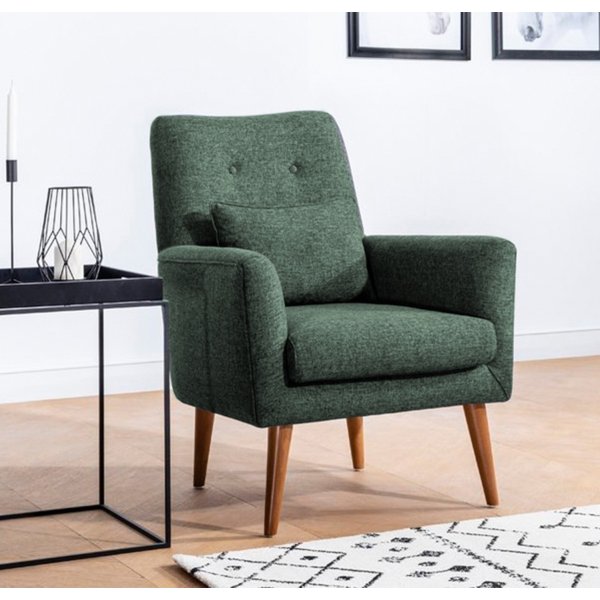 Zeni fauteuil - Groen + Vlekverwijderaar voor meubels Zeni fauteuil - Groen + Vlekverwijderaar voor meubels