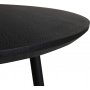 Smokey runt matbord 80 cm - Svart