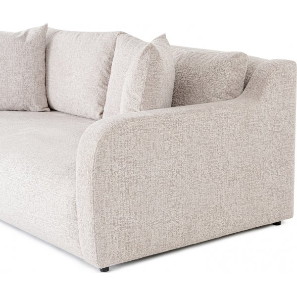 Canapé divan latéral gauche - Gris clair Canapé divan latéral gauche - Gris clair