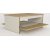 Table basse Sion 90 x 60 cm - Beige/dor/noyer