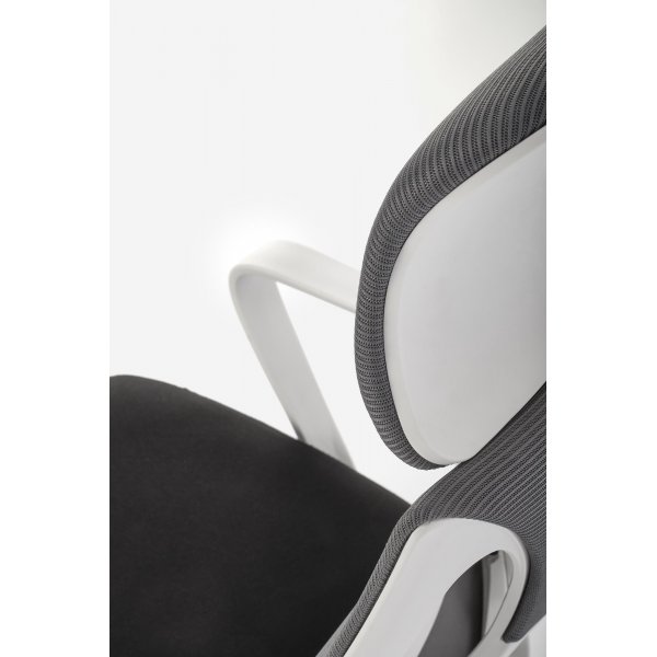 Chaise de bureau Census - Noir/gris/blanc Chaise de bureau Census - Noir/gris/blanc