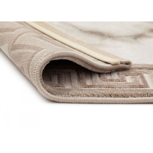 Tapis tiss� machine Galya Versace - Nougat