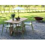 Matgrupp Salt teak: Slagbord i teak inklusive 4 st Nordan stolar
