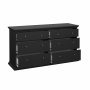 North Dubbelbyrå med 6 lådor - Matt svart North Dubbelbyrå med 6 lådor - Matt svart