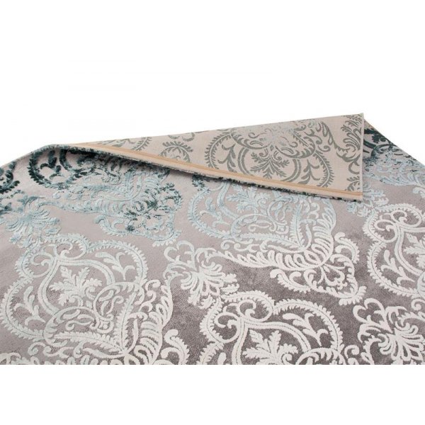 Maskinvvd matta - Turkos