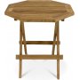 Salt bord oktagon 50 cm - Teak