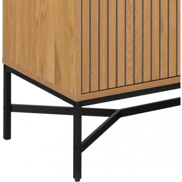 Jaipur vitrinskp - Natur/matt svart