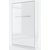 Armoire de lit compact living Vertical (lit pliant 120x200 cm) - Blanc Haute Brillance