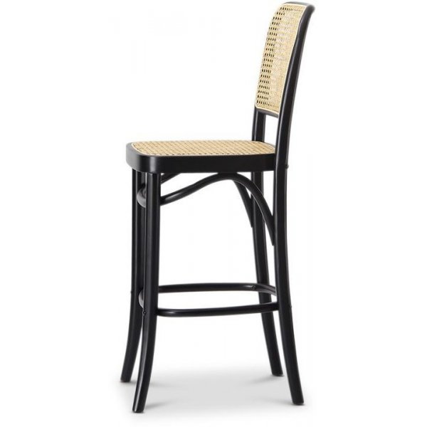 Balbao svart barstol med rotting