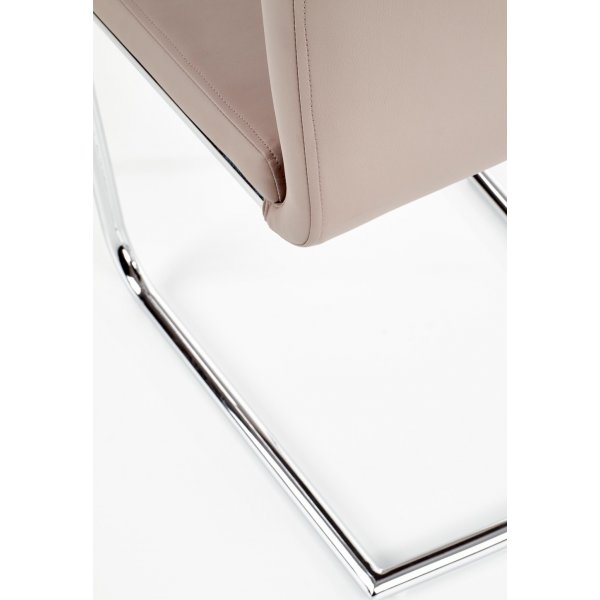 Stoel Annmarie - Cappuccino/chroom Stoel Annmarie - Cappuccino/chroom