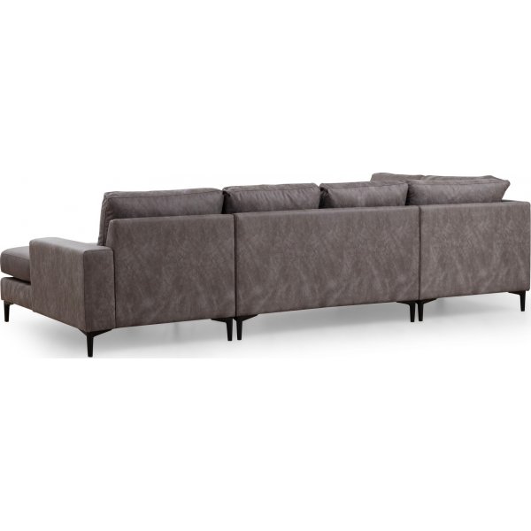 Canapé en U Braga gauche - Anthracite Canapé en U Braga gauche - Anthracite