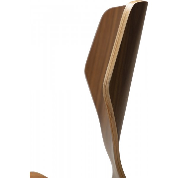 Tabouret de bar SIT - Placage noyer