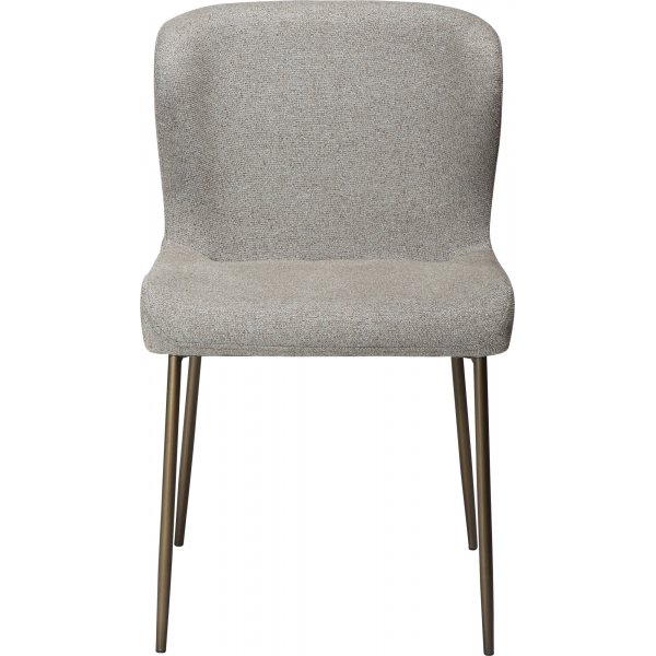 Chaise de salle à manger Glam - Boucle de galets/laiton antique Chaise de salle à manger Glam - Boucle de galets/laiton antique