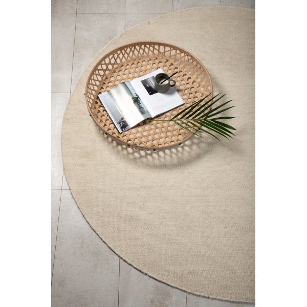 Ryder wollen vloerkleed - Beige wol Ryder wollen vloerkleed - Beige wol
