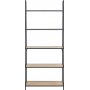 Seaford steghylla 77x174 cm - Ek/svart