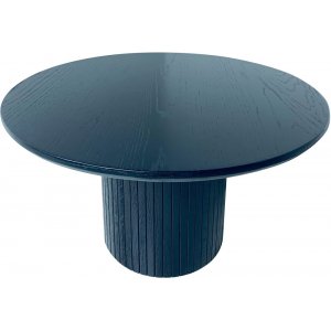 Nova soffbord Ø80 cm - Svart askfanér Kolli 2 Nova soffbord Ø80 cm - Svart askfanér Kolli 2