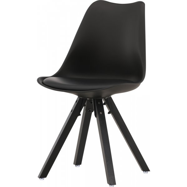 Chaise de salle à manger Zeno - Noir Chaise de salle à manger Zeno - Noir