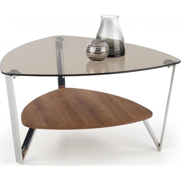 Gail soffbord 80 x 80 cm - Brun