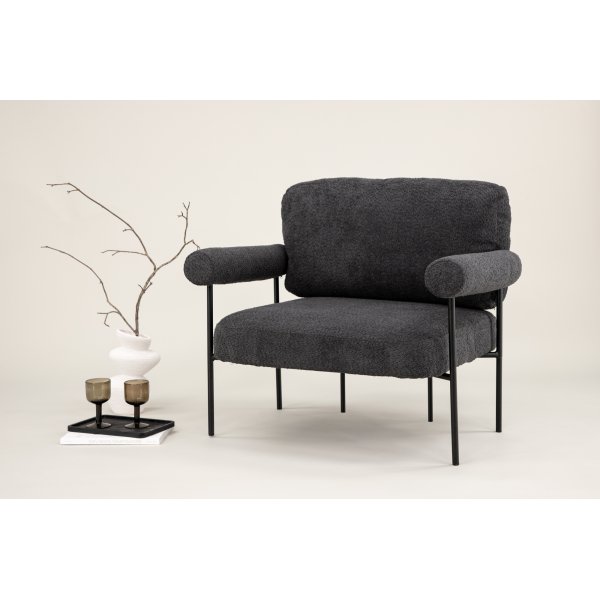 Fauteuil Tillberga x Josefin Lustig - Noir/gris foncé Fauteuil Tillberga x Josefin Lustig - Noir/gris foncé