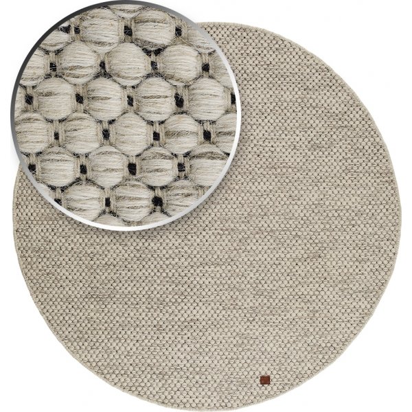 Torekov handvvd matta Vit