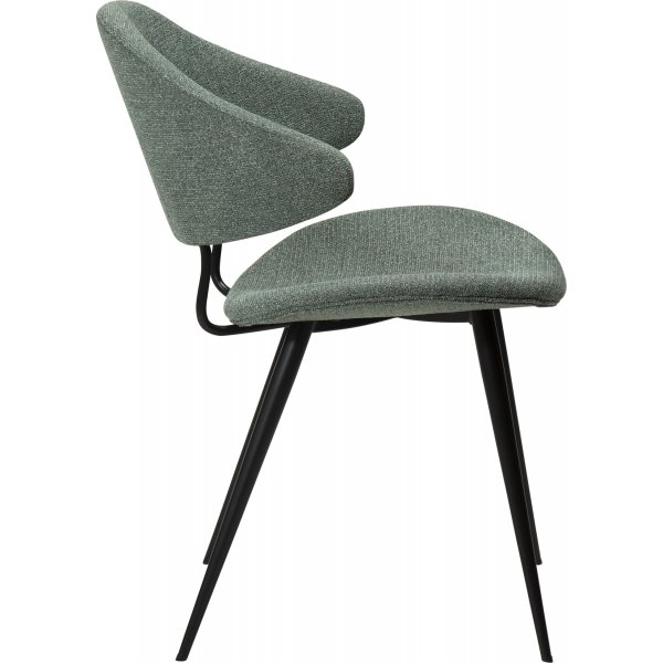 Chaise de salle à manger Napoléon - Boucle verte Chaise de salle à manger Napoléon - Boucle verte