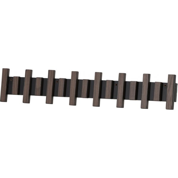 Nimes kroklist 75 x 13 cm - Mocca/svart