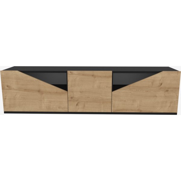 Banc multimdia Carson - Anthracite/chne