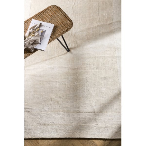 Tapis viscose Boston - Blanc Tapis viscose Boston - Blanc