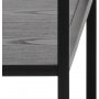 Seaford skrivbord 130 cm - Svart