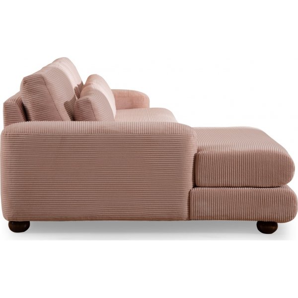 Canapé divan River gauche - Rose Canapé divan River gauche - Rose