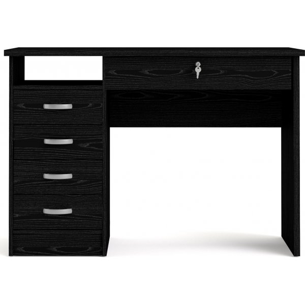 Bureau Function Plus avec 4 tiroirs 109,3 x 48,5 cm - Boîte noire Bureau Function Plus avec 4 tiroirs 109,3 x 48,5 cm - Boîte noire