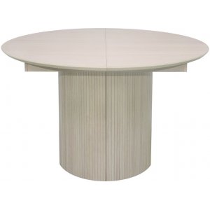 Scarlett eettafel 120 cm - Wit gepigmenteerd eiken