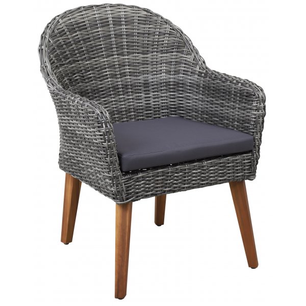 Groupe d\\\'extérieur Oxford, table 220 cm avec 6 chaises de salle à manger gris valette + Détachant pour meubles Groupe d\\\'extérieur Oxford, table 220 cm avec 6 chaises de salle à manger gris valette + Détachant pour meubles