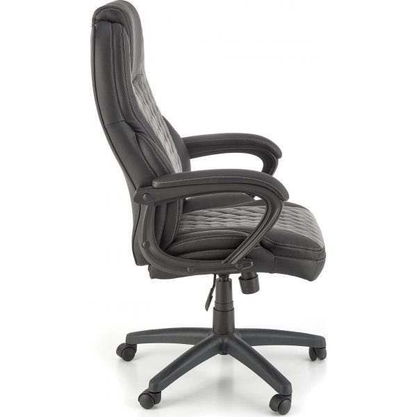 Chaise de bureau Gandalf - Noir/gris