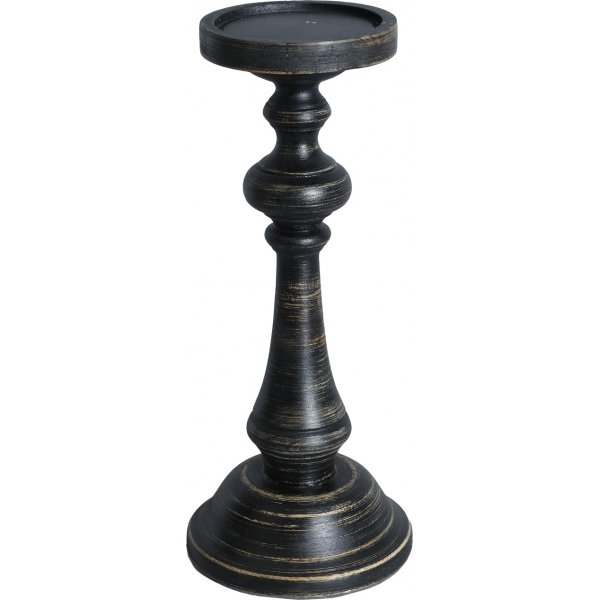 Mango ljusstake 29 cm - Svart