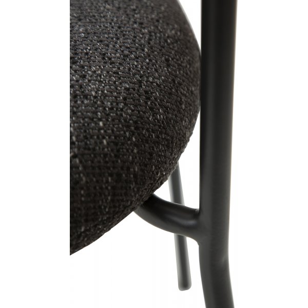 Fauteuil Plenti - Bouclé noir/noir Fauteuil Plenti - Bouclé noir/noir