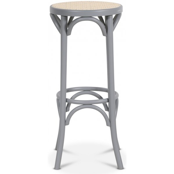 Barpall 80 cm hg gr med rottingsits