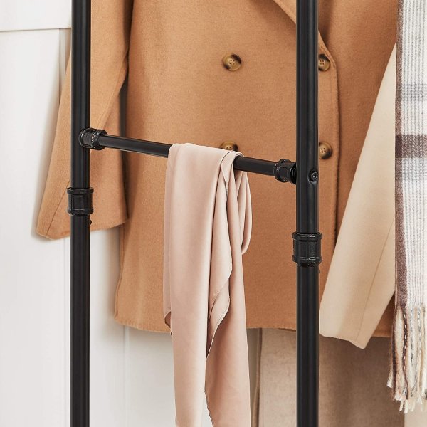 Lackey Duo kledingrek - Zwart