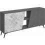 Fione sknk 180 cm - Gr/vit marmor
