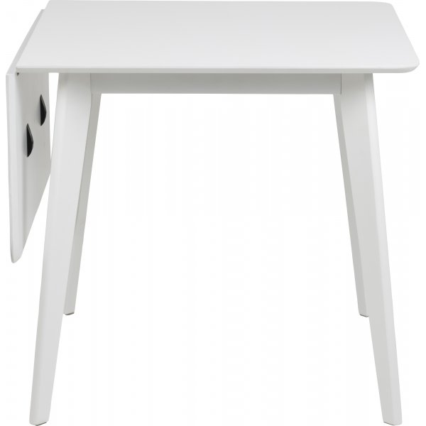 Table à manger Roxby 80-120 cm - Blanc Table à manger Roxby 80-120 cm - Blanc