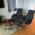 Kundbild Peru reclinerfåtölj med pall - Grå: Mycket nöjd med fåtöljerna. Lätt...