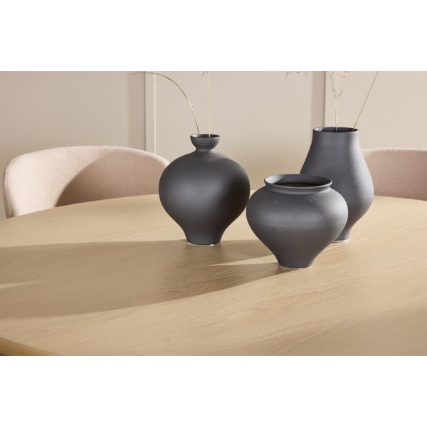 Matbord Copenhagen med 6 st Astoria stolar - Beige/svart/whitewash Matbord Copenhagen med 6 st Astoria stolar - Beige/svart/whitewash