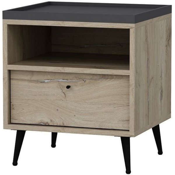 Lara nachtkastje - Walnoot