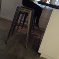 Mycket nöjd med barstolarna! Bekväma och stilrena passar snyggt till kök med rostfria vitvaror. Barstol Industry - Borstat stål