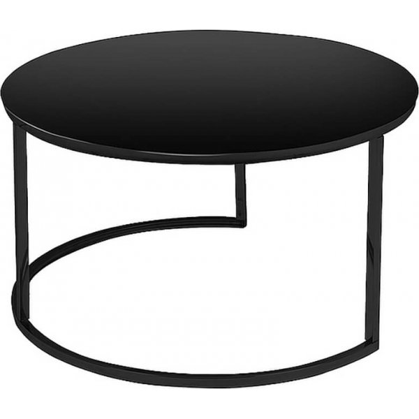 Table basse Harrisburg 80 x 80 cm - Noir Table basse Harrisburg 80 x 80 cm - Noir