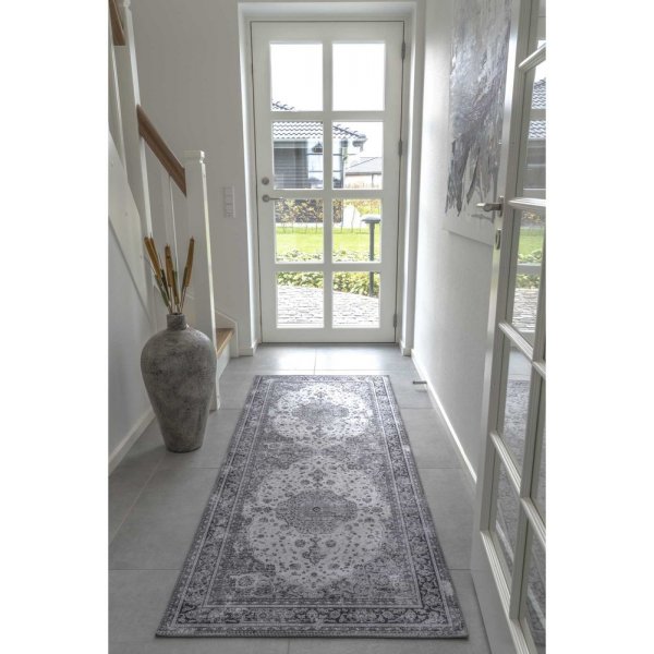 Tapis Havana - Noir/blanc - 80x200 Tapis Havana - Noir/blanc - 80x200