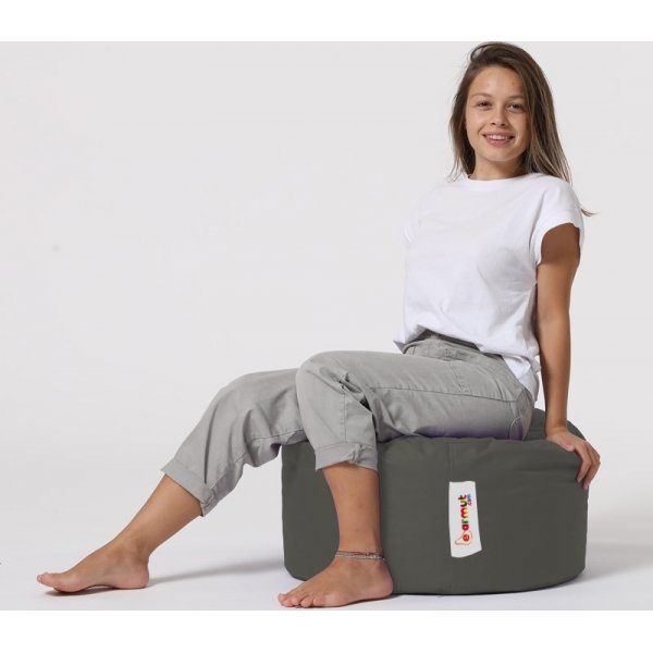 Pouf rond - Gris Pouf rond - Gris
