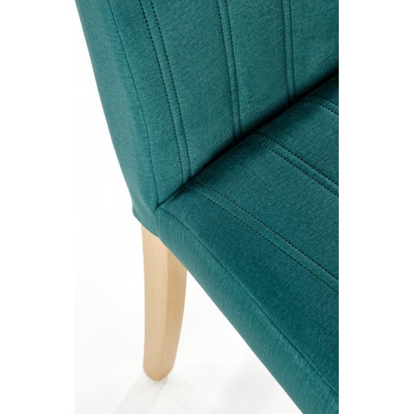 Chaise de salle à manger Heather - Velours vert Chaise de salle à manger Heather - Velours vert